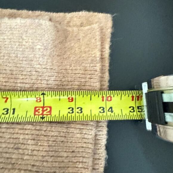 Madewell Kent Open Front Cardigan Sweater Slouchy Fit Wool Blend Brown Size XS - Picture 9 of 9